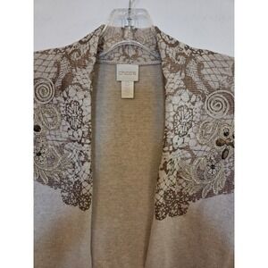 Chico's cream sweater-size XS(0)